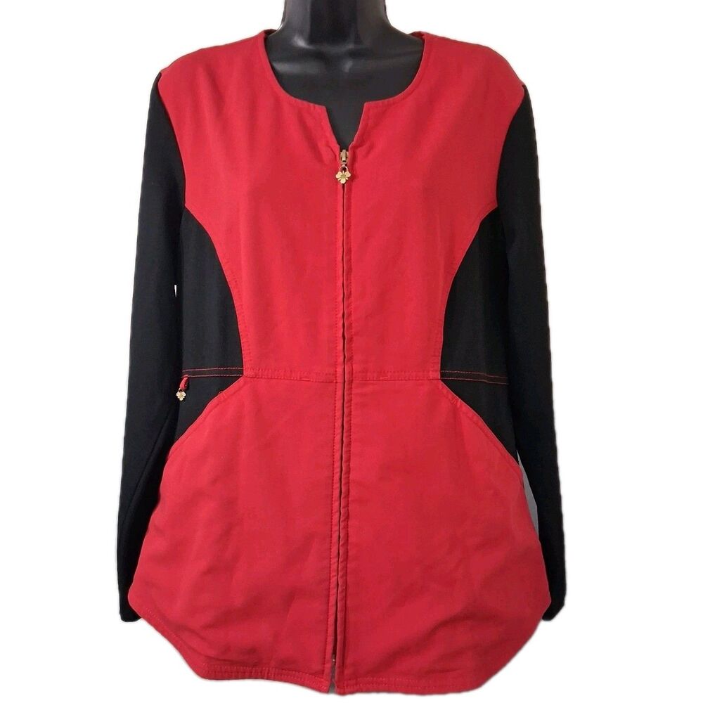 Careisma Sofia Vergara Fearless Scrub Jacket Size M Athleisure Sporty Chic Nurse